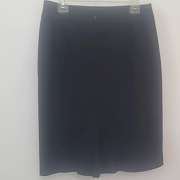Ann Taylor skirt petite a line lined stretch Mini gray Size 00 EUC - Picture 2 of 9
